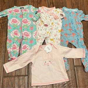Mudpie Lot 0-3 and 3-6 month outfits
